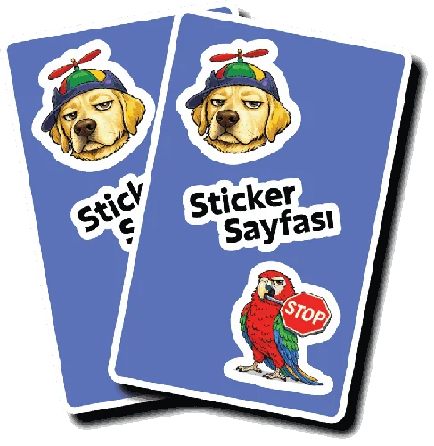 Sticker Sayfası & Çoklu Tabaka Etiket Baskı (Özel Ebat)
